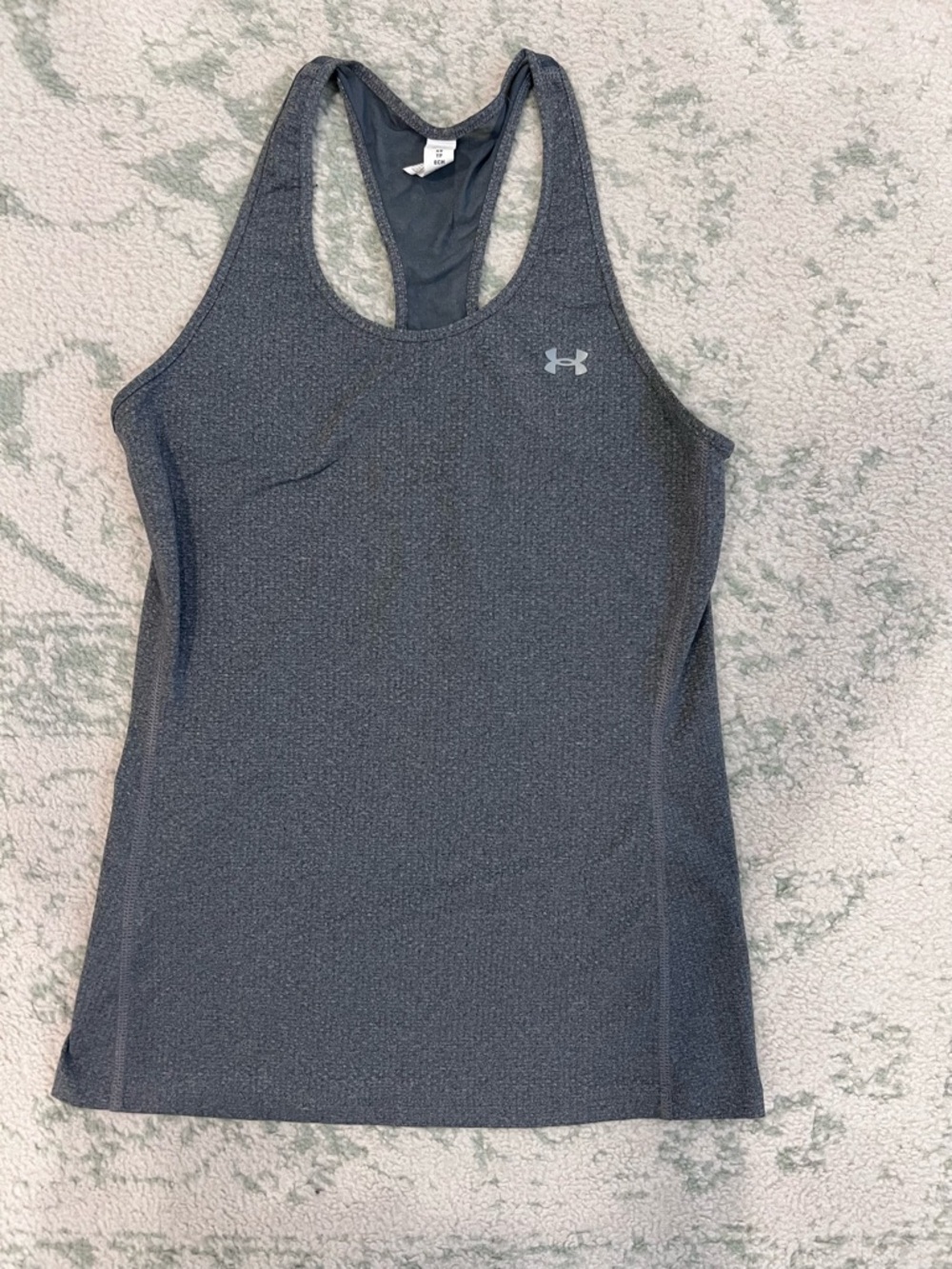 Under Armour Charcoal Gray Racerback Performance Tank